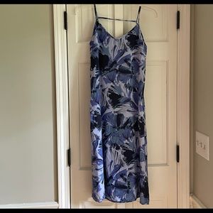 RVCA Blue Abstract Print Dress size M